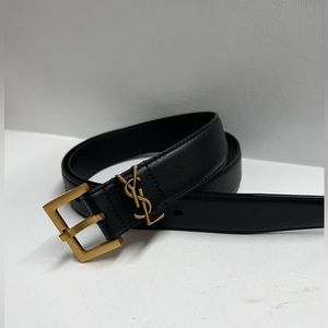 Saint Laurent black belt , 85cm